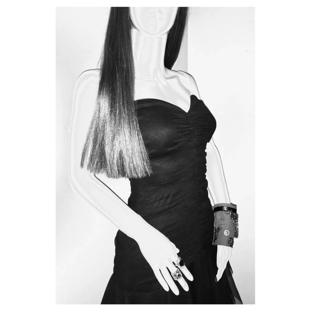 BLACK B. DARLIN RUFFLE TULLE DRESS - Picture 5 of 16